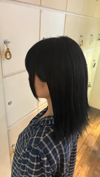 ミディアム カラー 北田 あいみのヘアスタイル