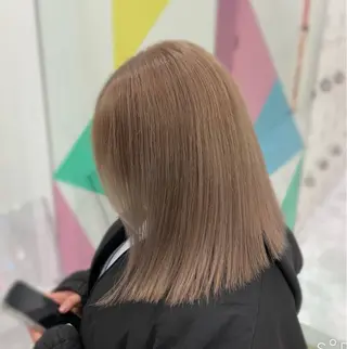 ロング 艶髪ハイトーンカラー 渋谷🎀ririkaのヘアスタイル