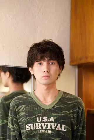 ショート パーマ メンズ メンズ特化🔥 颯太のヘアスタイル