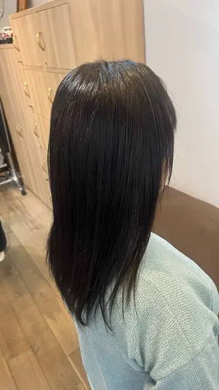 セミロング くろたき まほのヘアスタイル