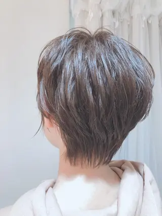 ショート カラー ヘアアレンジ 横浜Bob美容師🤎 ERINAのヘアスタイル