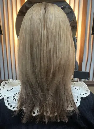 セミロング 寺島 希乃佳のヘアスタイル
