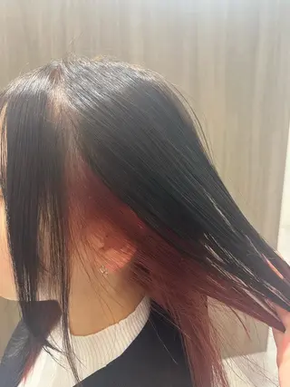 セミロング カラー Yumi/艶髪/ 透明感カラー🤍のヘアスタイル