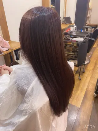 ロング カラー ひばり美容室カット 石井　里佳のヘアスタイル