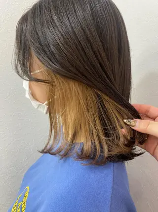 カラー 中村 彩夏のヘアスタイル