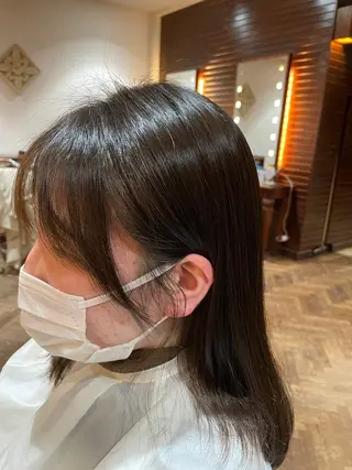 ミディアム stylist YUTOのヘアスタイル