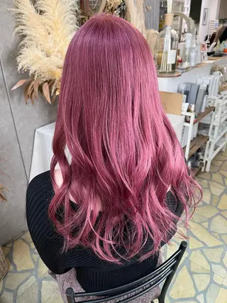 ロング エクステ・髪質改善・ ブリーチ・吉田大介のヘアスタイル