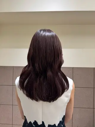 ロング カラー ゆ う あのヘアスタイル