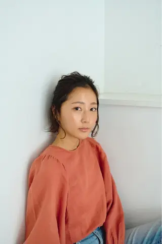 ミディアム カラー 髪質改善/韓国/ ヘアセット/夏美のヘアスタイル