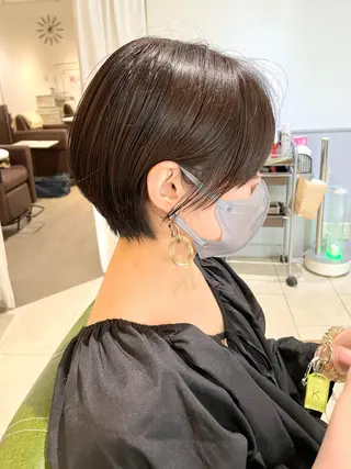 ショート カラー くがれいじ 梅田/ショート/ボブのヘアスタイル