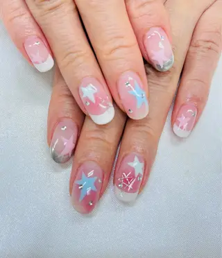 ネイル Ocean nail パラジェル 取扱い店のネイルデザイン