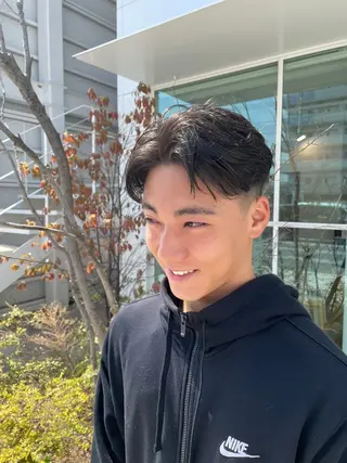 ショート c2川口所属・杉井 響のヘアスタイル