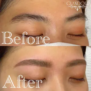 アイブロウ GLANDOLL RIEKOのマツエク・マツパデザイン