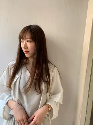 セミロング オシャレ髪✔️ 店長オオキアキヒロのヘアスタイル