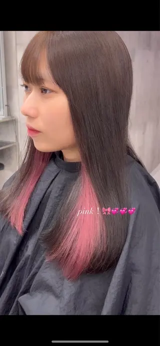 ミディアム カラー ハイトーン/ゆるふわ 🧚𖥔ׁTOMO♡のヘアスタイル