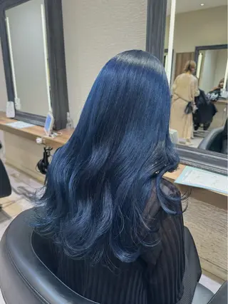 ロング カラー さら艶レイヤーカット 🩶Suzuneのヘアスタイル