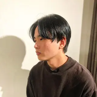 ショート メンズ 名駅/フェザーパーマ 韓国ヘア/森岡のヘアスタイル