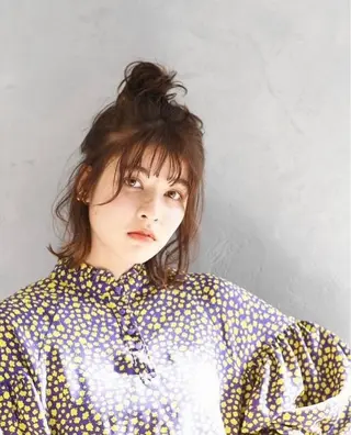 カラー 川﨑 蓮二 透明感カラーのヘアスタイル