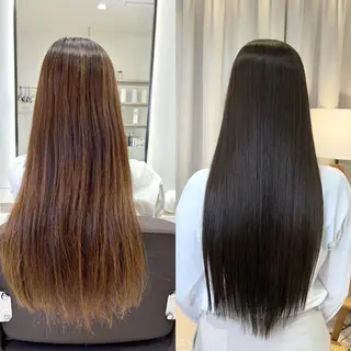 ロング EIGHT plum TOKIOリミテッドのヘアスタイル
