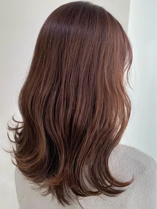 ミディアム カラー ヘアアレンジ IVY villa Suzu.のヘアスタイル