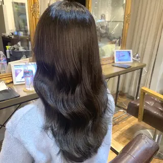 ロング カラー ✨️美髪矯正×似合わ せ艶カラー✨藤田透のヘアスタイル