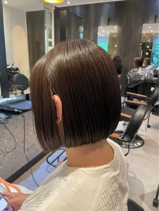 ミディアム カラー カラー/髪質改善 トリートメント/優果のヘアスタイル