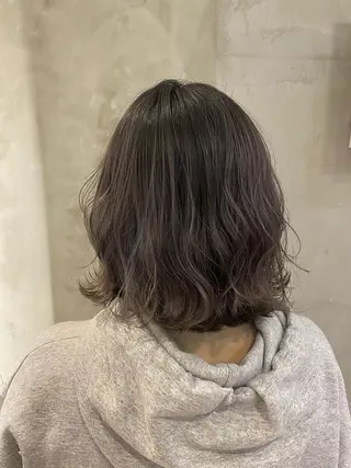ショート カラー パーマ ヘアアレンジ 顔周りカット・相談 レイヤーも◎しずくのヘアスタイル