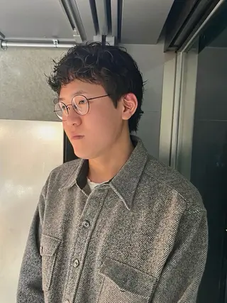 ショート パーマ メンズ ショートカット 🦎Raitoのヘアスタイル