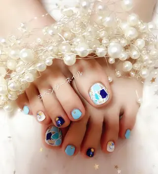 ネイル ラベンダー💖日暮里 ルル💖ネイルのネイルデザイン