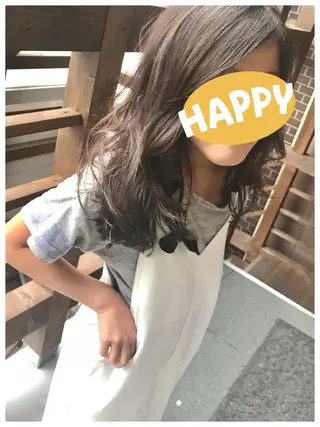 キッズ ママ美容師 *ヒマワリのヘアスタイル