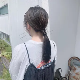 ロング カラー 綿貫 美雪のヘアスタイル