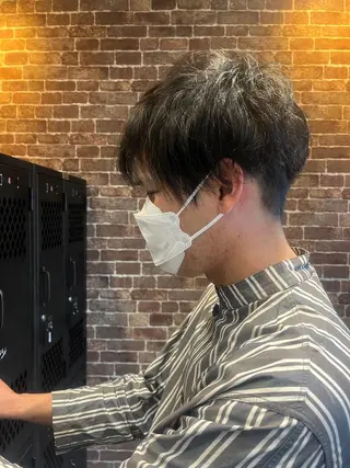 ショート カラー パーマ ヘアアレンジ メンズ キッズ ネイル マツエク・マツパ 久木原 ゆりのヘアスタイル