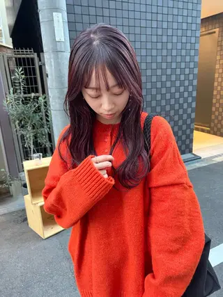 ロング fubuki🪷 似合わせカットカラーのヘアスタイル