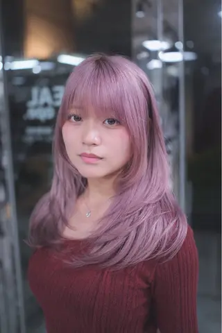 ロング Nao/ 大宮/外国人風カラーのヘアスタイル