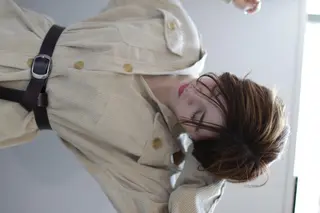 ショート カラー 鍵山 千秋のヘアスタイル