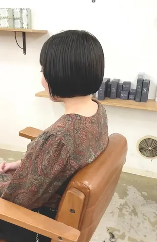ショート ショートヘア、ボブ こやさん　コヤマのヘアスタイル
