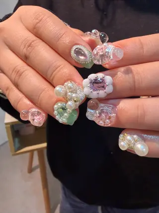 ネイル AOI✩⡱ y2kネイルのネイルデザイン