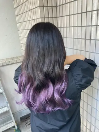 ロング カラー 高橋 奈津沙のヘアスタイル