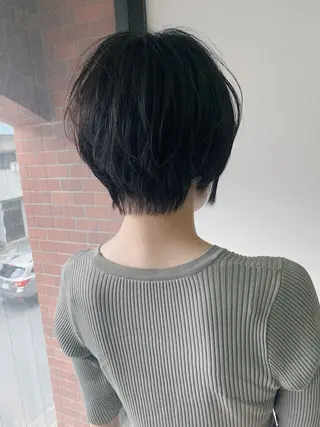 ショート 丹羽大喜 縮毛矯正/美髪矯正のヘアスタイル