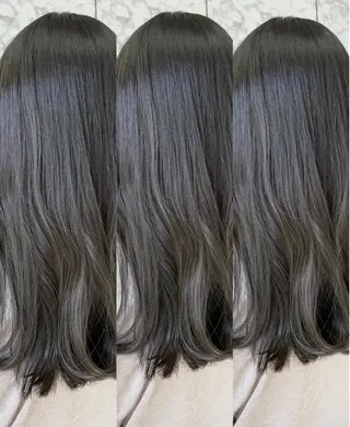 セミロング カラー ✴︎赤み除去カラー daichi✴︎のヘアスタイル