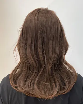 セミロング カラー ヘアアレンジ レイヤーカット/ 田中 しょうのヘアスタイル