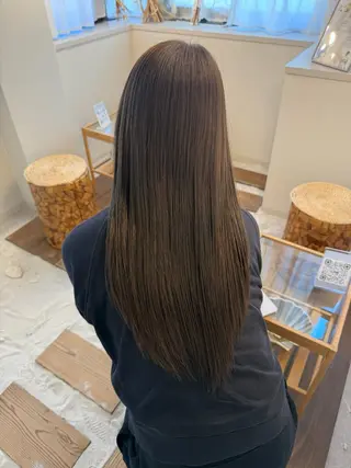 カラー ゆう/大阪豊中/海外 カラー/艶カラーのヘアスタイル