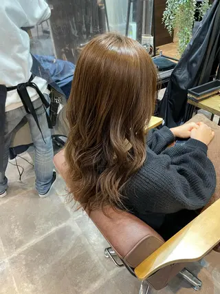 ロング カラー newiGRANDE 🌈萩原聖也のヘアスタイル