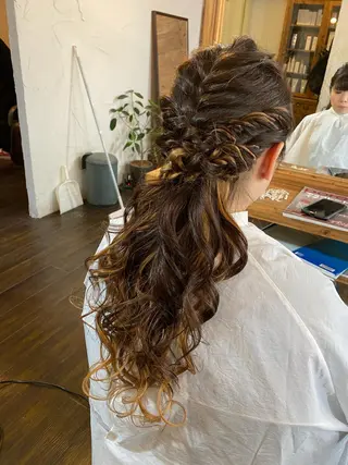 ヘアアレンジ 渋田 ゆかりのヘアスタイル