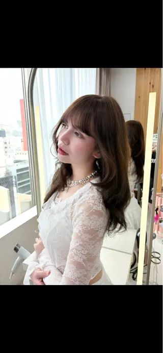 ミディアム Hazuki/ 韓国ヘア🇰🇷のヘアスタイル