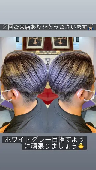 カラー メンズ 👑派手髪/カット 👑ANRYのヘアスタイル