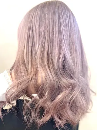 セミロング カラー ヘアアレンジ メンズ 🦋高瀬寛菜🦋 韓国/ブリーチのヘアスタイル