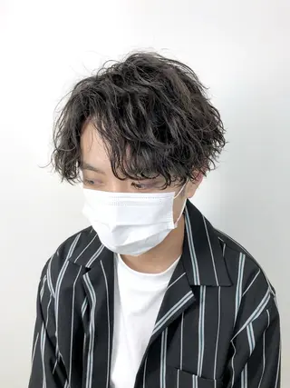 パーマ メンズ 後藤 一孝のヘアスタイル