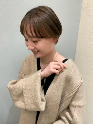 ショート 片岡 由依のヘアスタイル