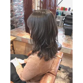 ミディアム パーマ ヘアアレンジ マエダ カズエ🫶 coronahairのヘアスタイル